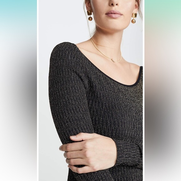 Free People Sprinkled in Gold Bodysuit NWT Size Medium - Picture 6 of 9